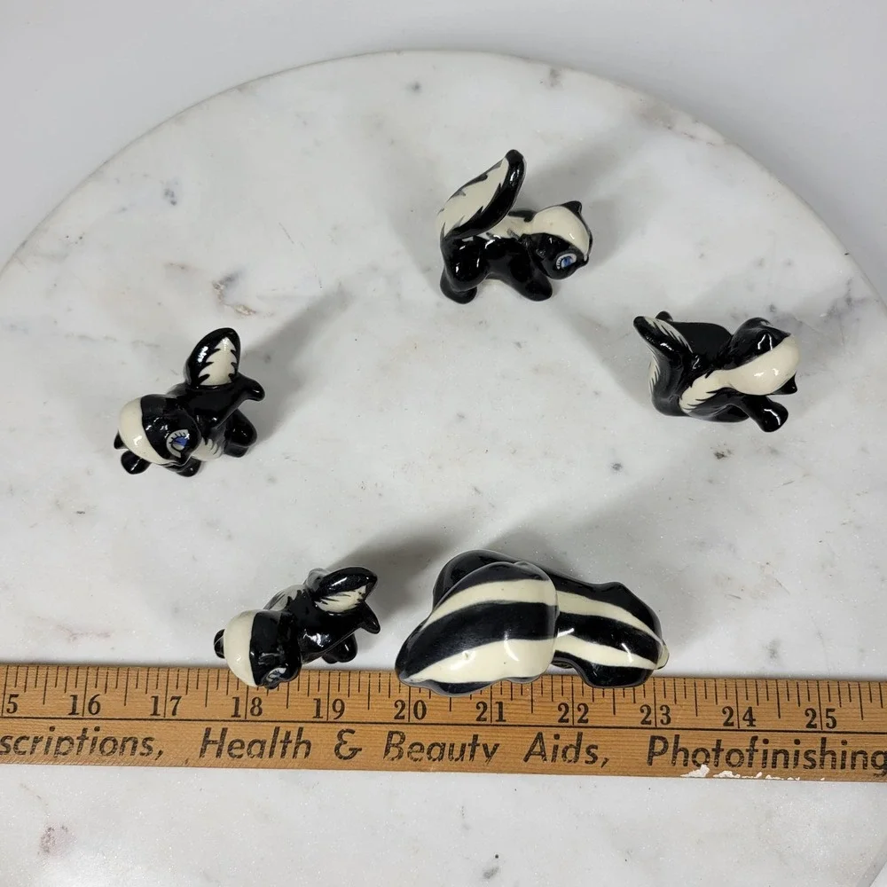 Rare Betty Harrington Skunks Ceramic Arts Wisconsin 3